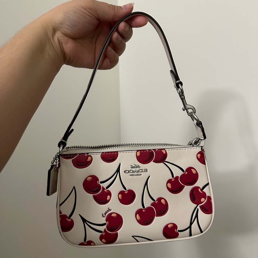 Coach Nolita 19 Cherry Print Shoulder Bag